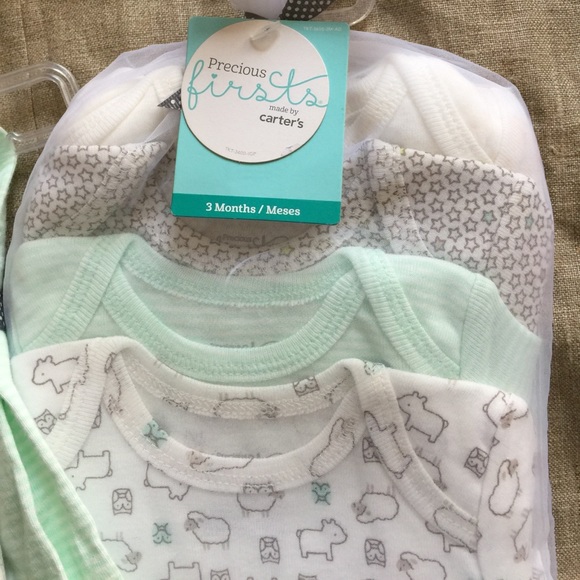 Carters Precious Firsts 100% cotton baby clothes - Picture 2 of 4
